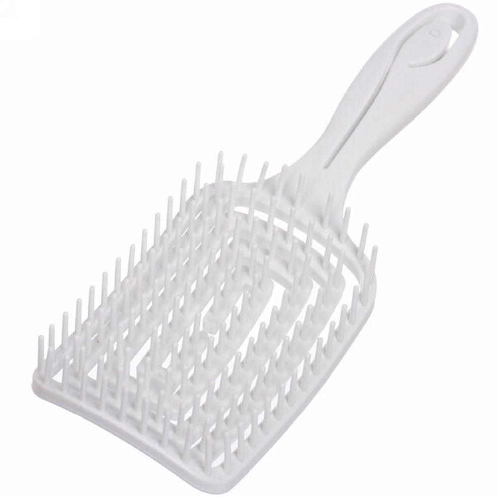 Расчёска массажная «Сosmo style», для бережного расчёсывания мокрых волос, цвет белый, розовый и голубой, 23,5*8см