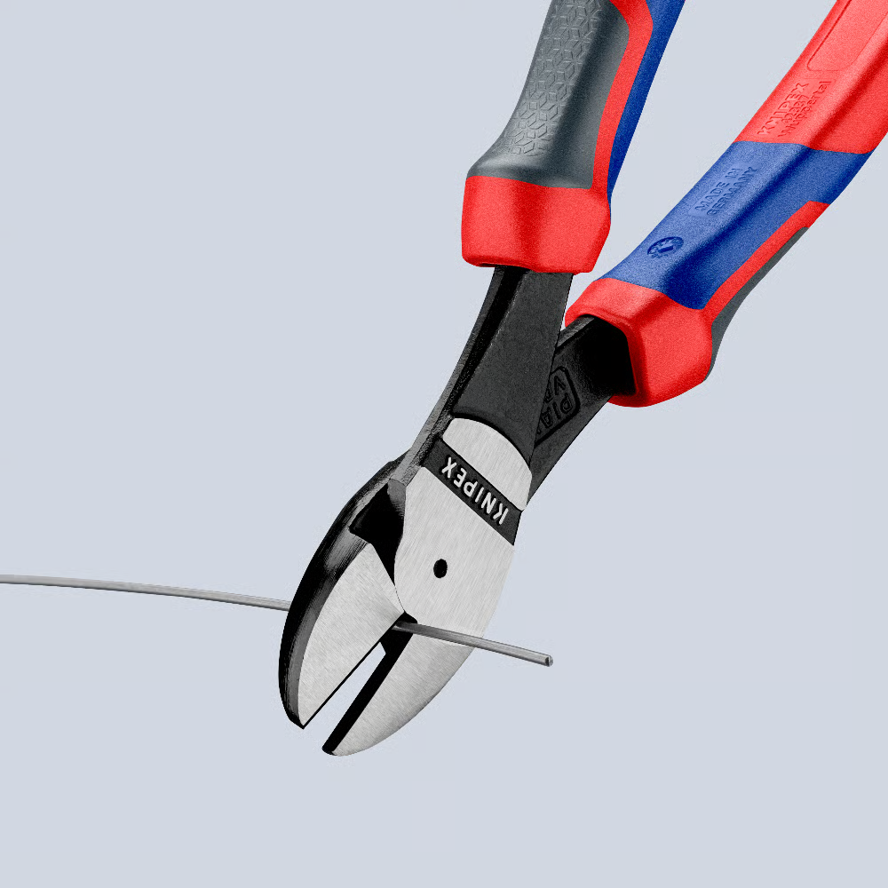 Кусачки боковые особой мощности черненые 200 мм KNIPEX 7402200