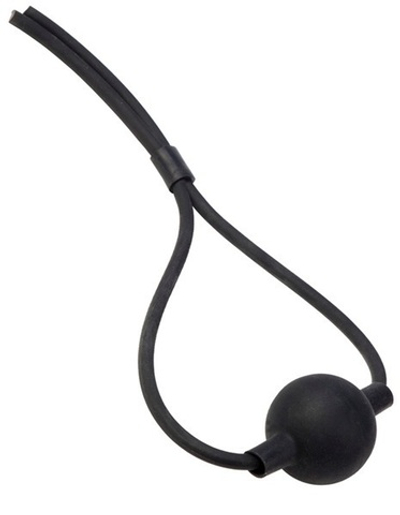Чёрный кляп из силикона BALLGAG