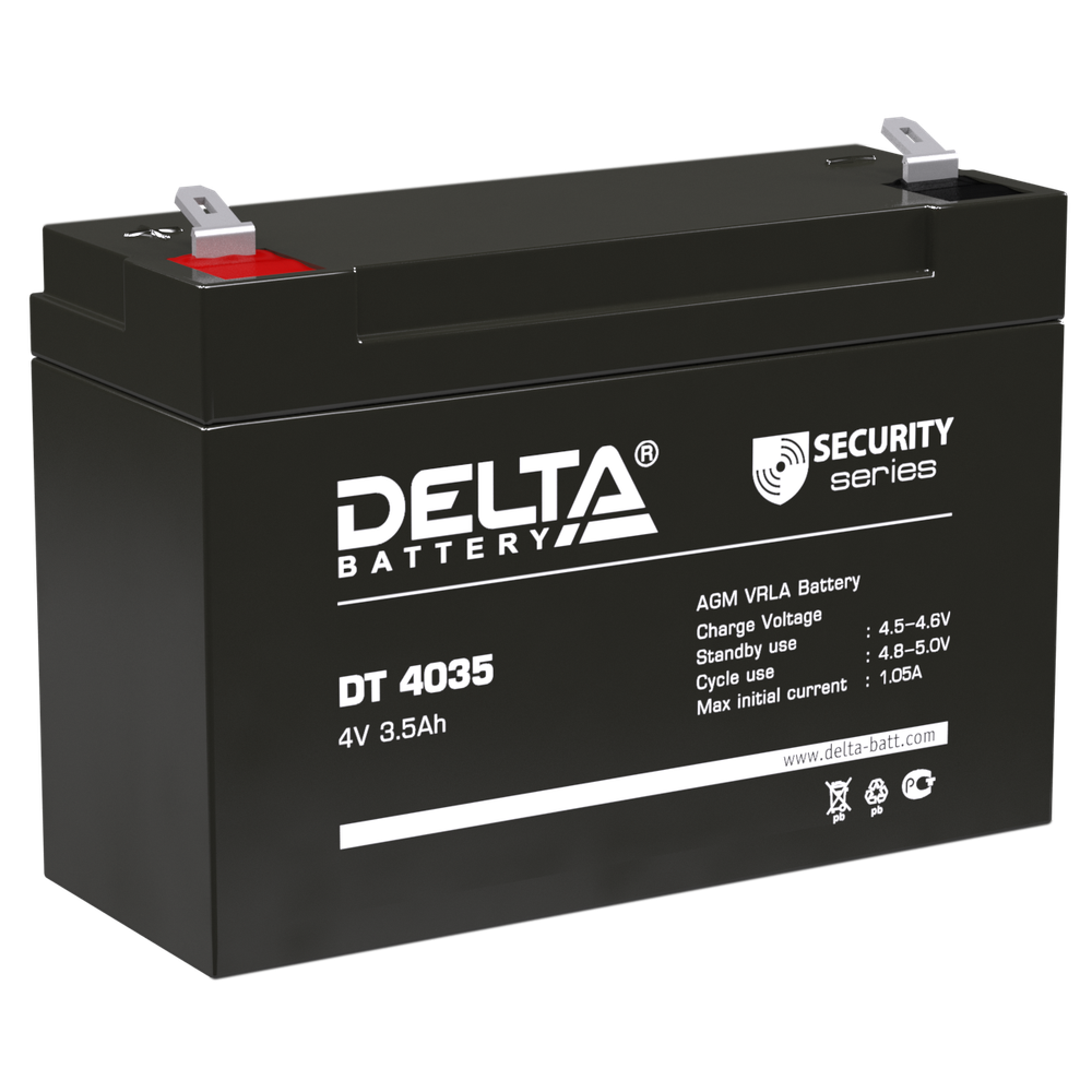 Аккумуляторные батареи DELTA DT 4035