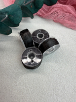 Нитки для оплетки проволоки, полиэстер, №25 Черный