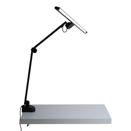 ULM-D116 18W-3000-6500K-DIM BLACK Светильник настольный светодиодный на струбцине. Сенсорный выключатель. Диммер. Черный. ТМ Uniel