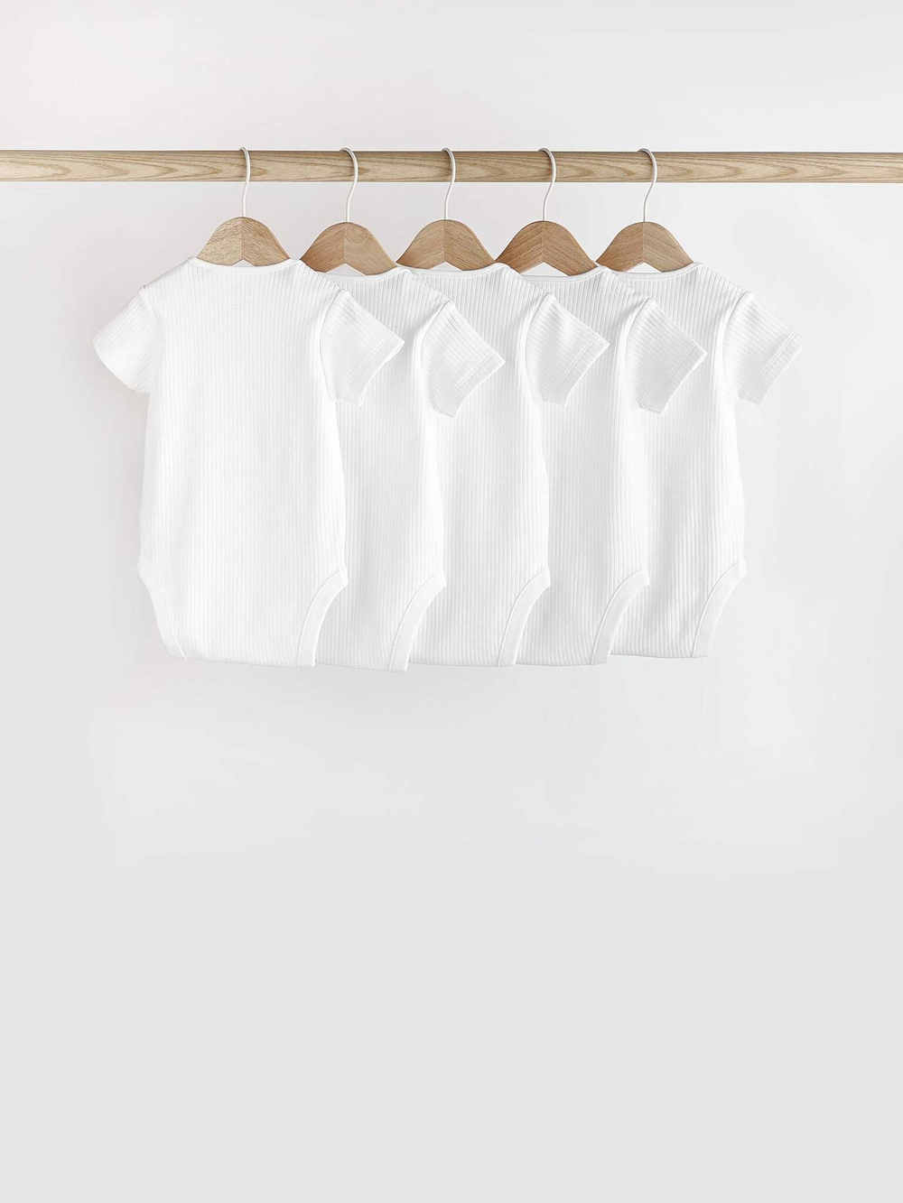 Боди с коротким рукавом для малышей Next N34-697, 5 шт., Белый