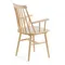 Стул с подлокотниками Kristie натуральное дерево | La Forma | Купить в Hallberg.ru