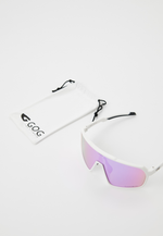 Спортивные очки GOG Okeanos / Matt White-Black / Polarized Purple-Green Lens