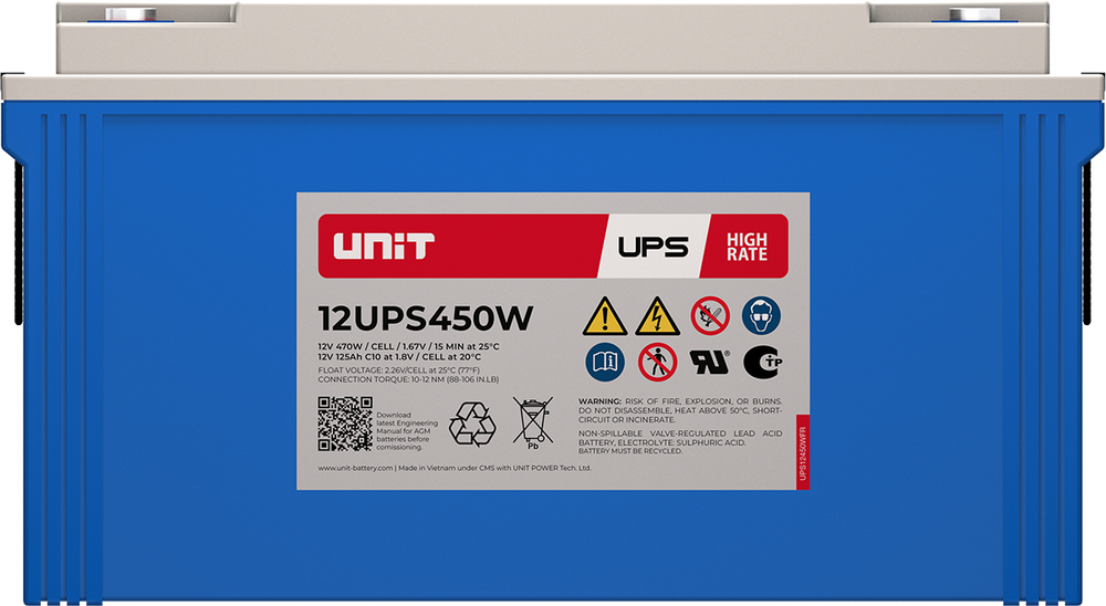 Аккумулятор UNIT 12UPS450W