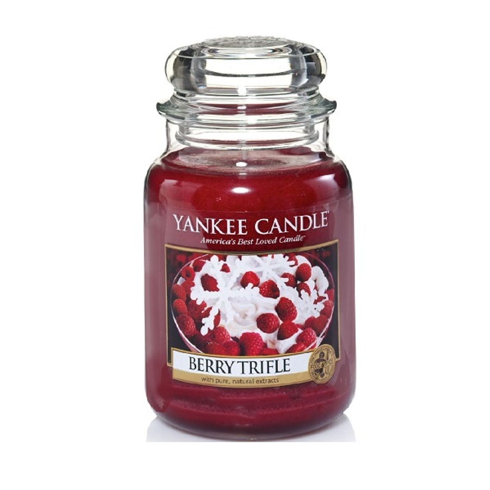 Свеча Ягодный десерт, большая