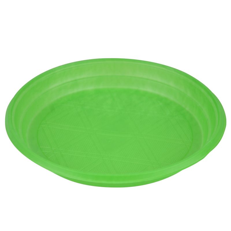 Тарелка Россия d 165 мм ЗЕЛЕНАЯ 100 шт/уп 20 шт/кор