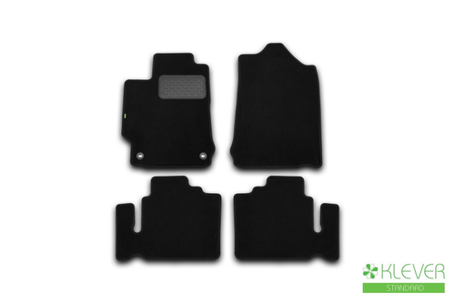 Коврики в салон для TOYOTA Camry 2011-2014, 2014-2017, седан, 4 шт. (текстиль) арт.KVR02485601210KH