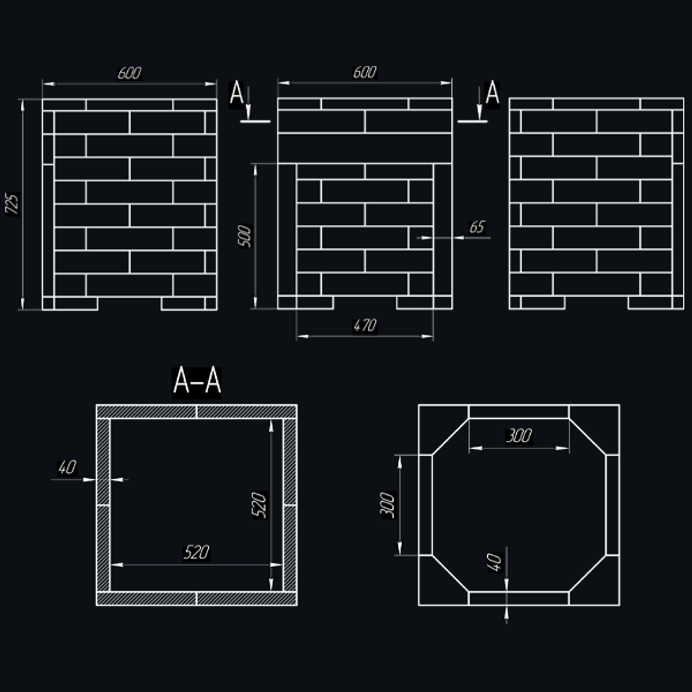 Комплект Авангард ЗК 25 (П2) Оптима 725/40 Змеевик кирпич