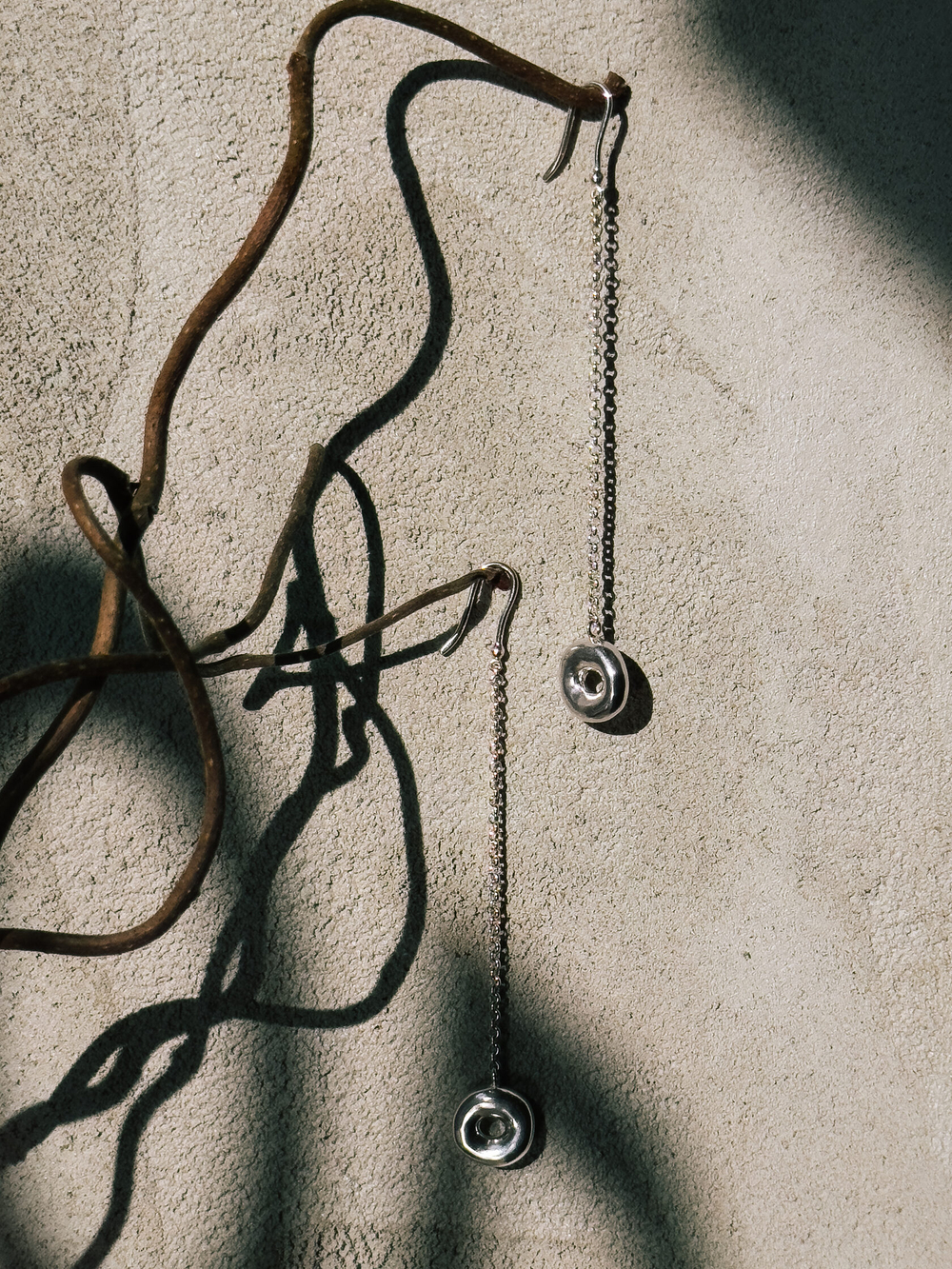 серьги пышки длинные