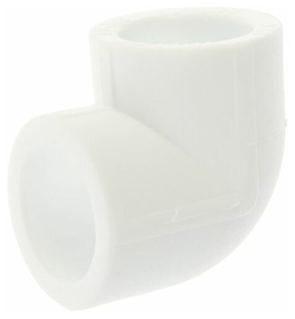 "Угольник Valfex 25 х 90°, белый полипропиленовый ППР 25 мм (10шт)