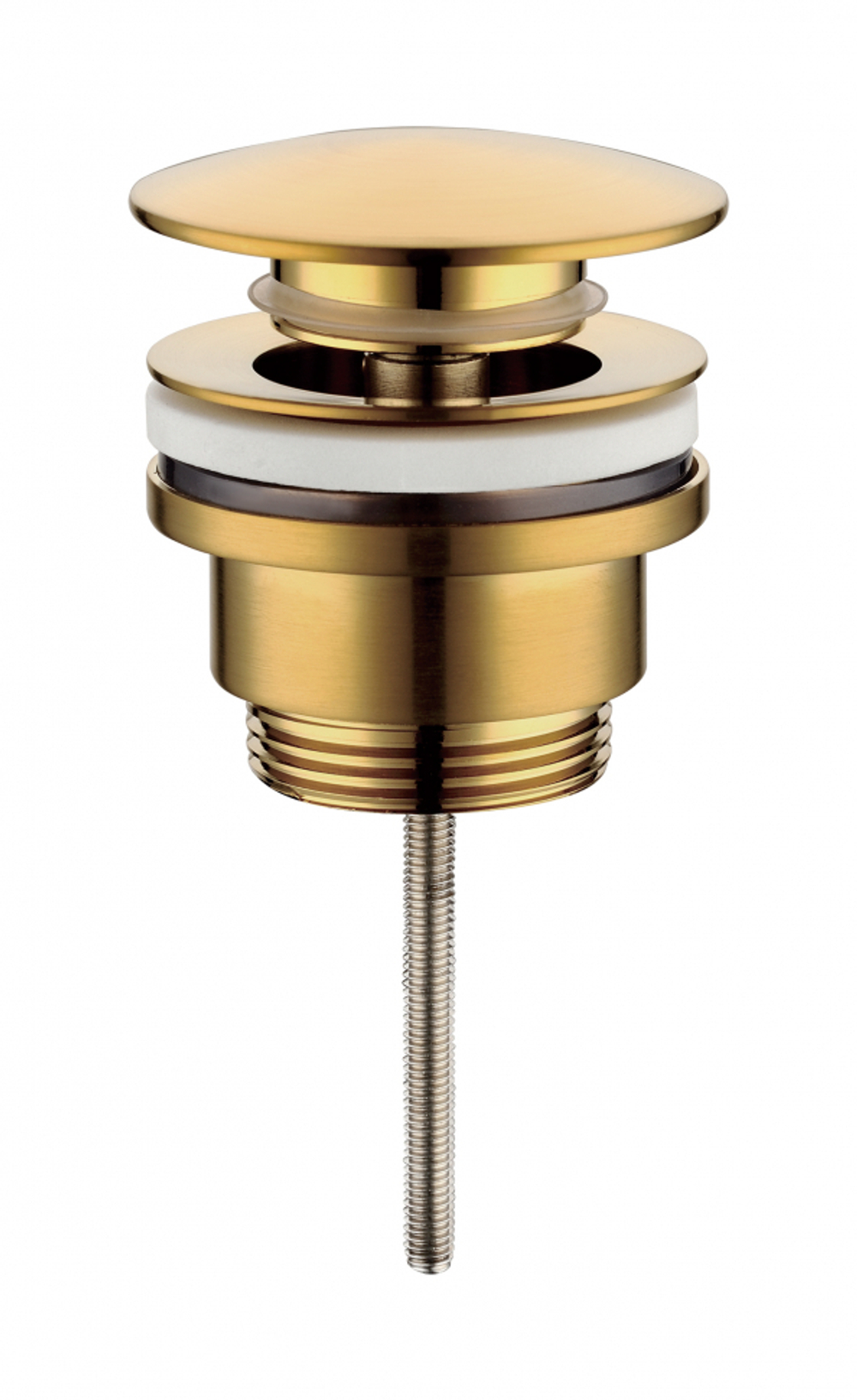 Донный клапан Grocenberg GB106 золотой брашированный