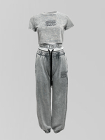 Спортивный костюм 3220 из худи и брюк с градиентным принтом