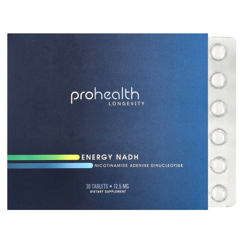 ProHealth Longevity, Energy NADH, 12,5 мг, 30 таблеток