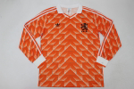 Купить домашнюю ретро форму c длинными рукавами сборной Нидерландов 1988