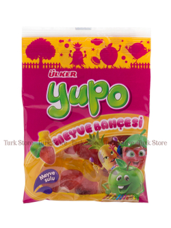 Жевательный мармелад Yupo фруктовый сад 80 гр