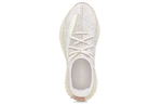 Adidas originals Yeezy Boost 350 V2 Gypsophila pink "Citrin Reflective" non-slip wear-resistant low-cut sports casual shoes for men and women