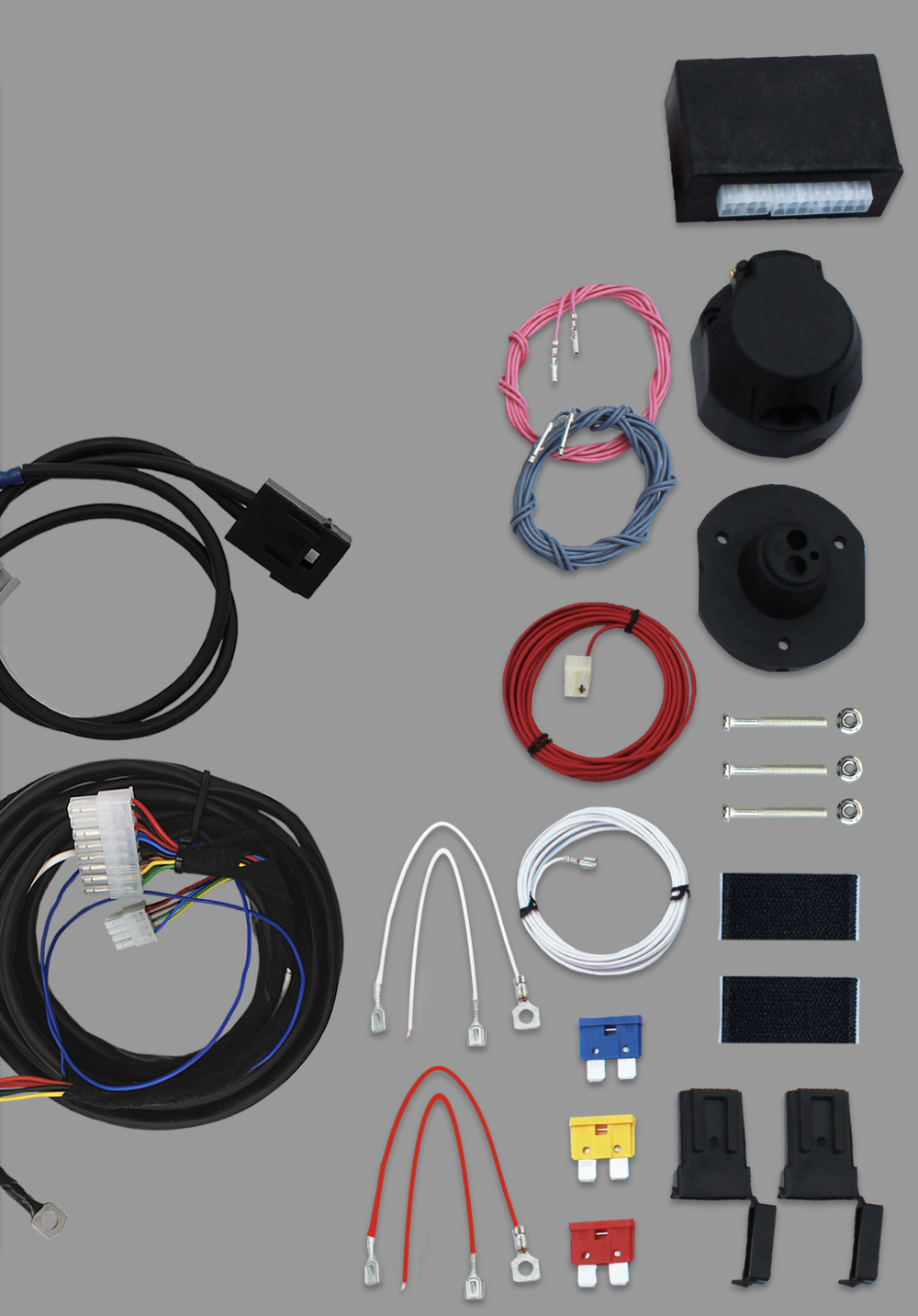 Комплект штатной электрики для фаркопа 13-pin Mitsubishi Outlander 2012-2022 с блоком 7.2 (premium) - КонцептАвто KA SC 132 108 603