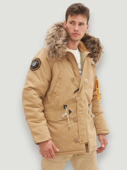 Куртка Аляска Oxford Nord Denali (бежевая - tiger eye)