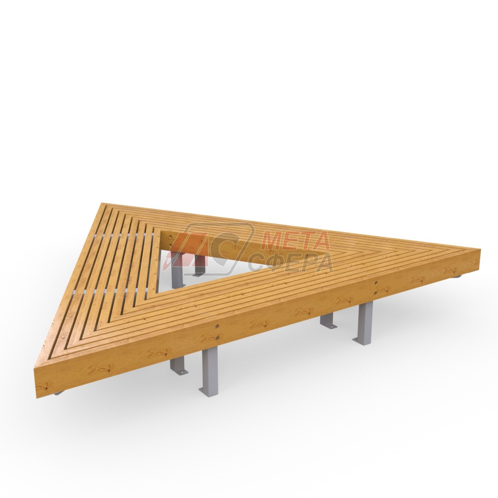 Лавка Woody Треугольник