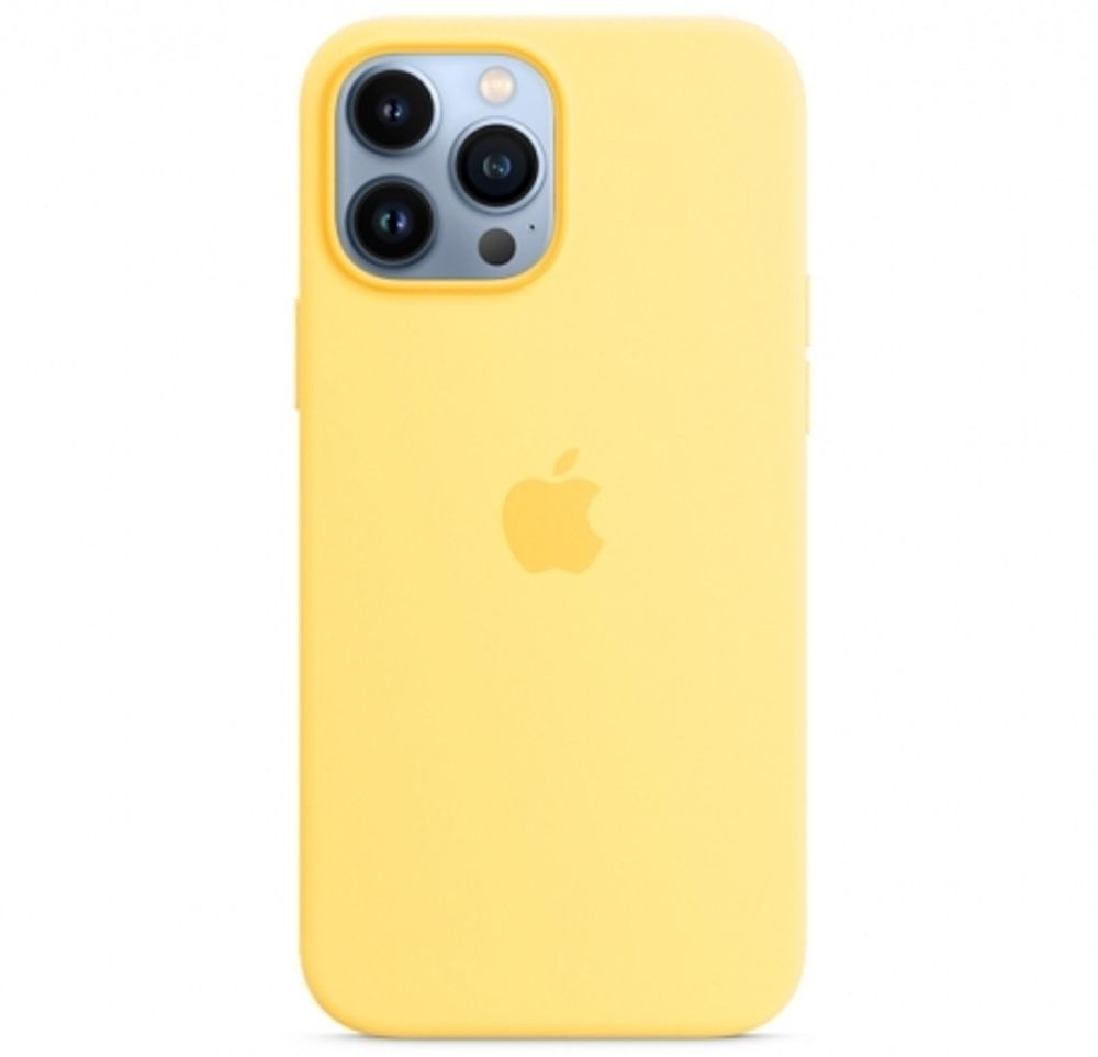 Накладка iPhone 13 Pro Max силикон yellow
