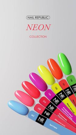 NR Neon Гель-лак 238 - Ибисовая роза, 10 мл