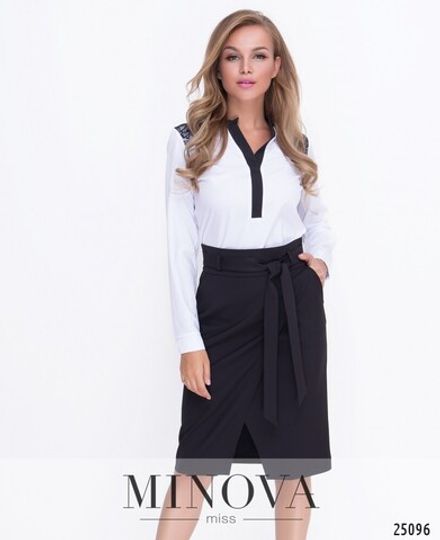 Юбка 1108-черный Minova Фото 2
