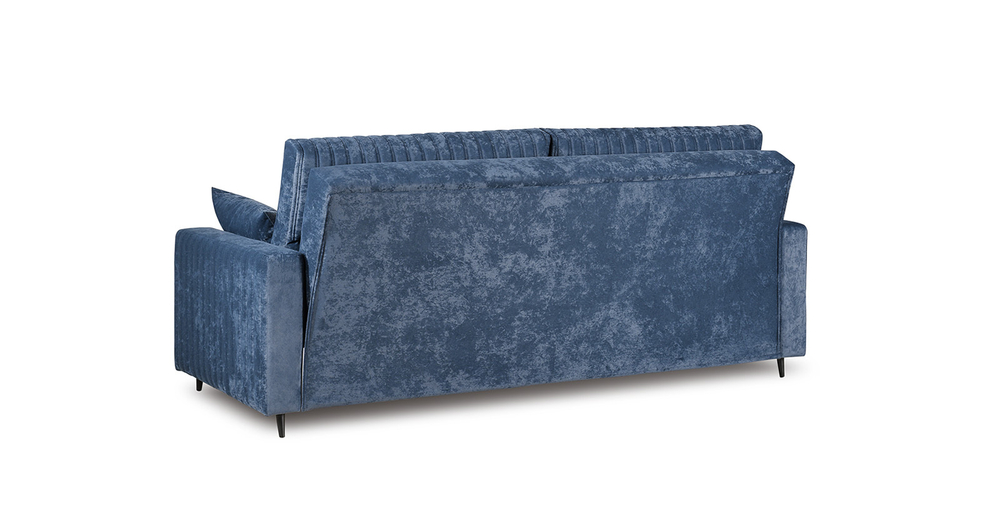 Изабель диван-кровать (велюр темно-синий)