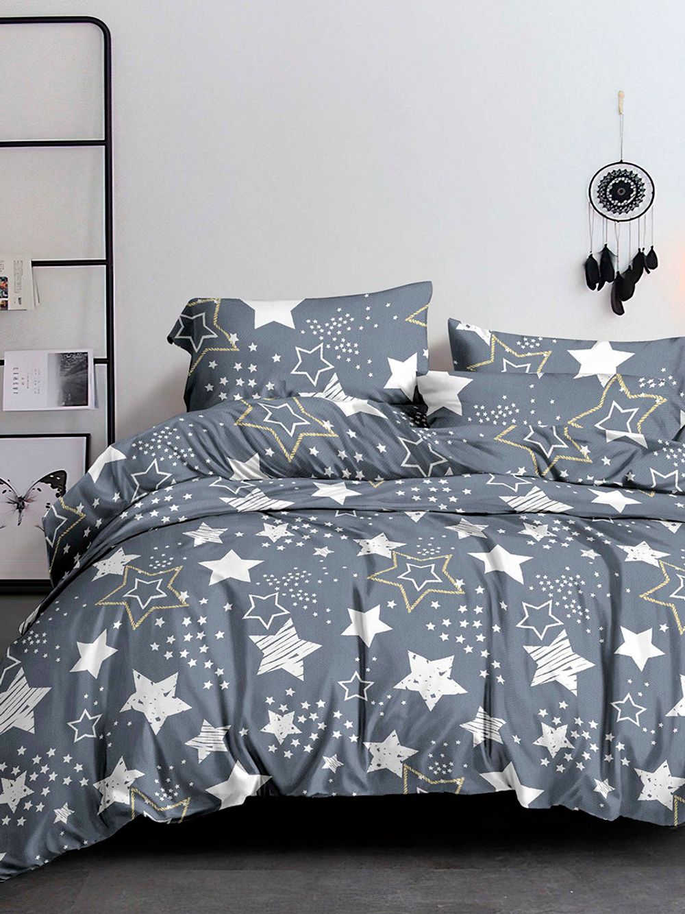 Простынь полисатин Simple House "Сириус" 240x215 см