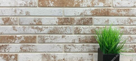 Ригельная плитка Rondine Harlem Red White 450x48x9,5