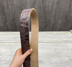 Ременная заготовка English Bridle OAK BARK Australian Nut (4,5+ мм), цв. Коричневый