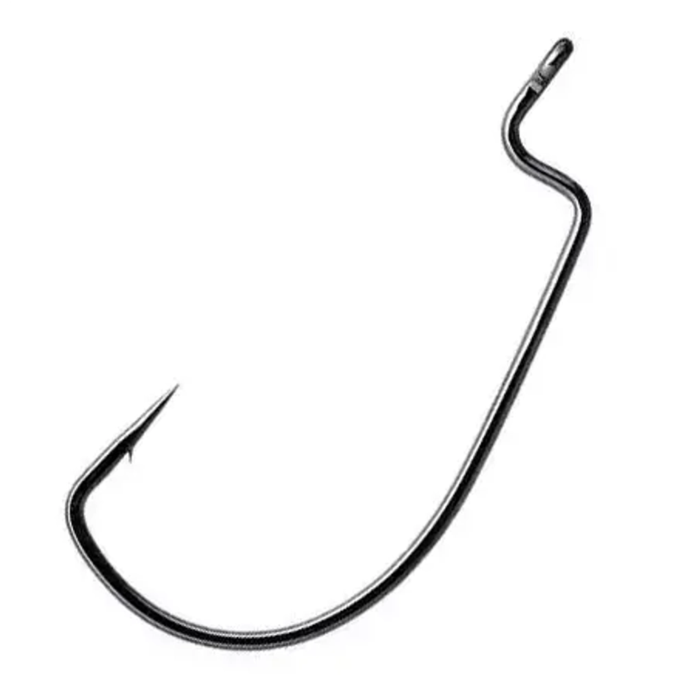 Крючки офсетные Vanfook Worm 55B Flat, NS Black