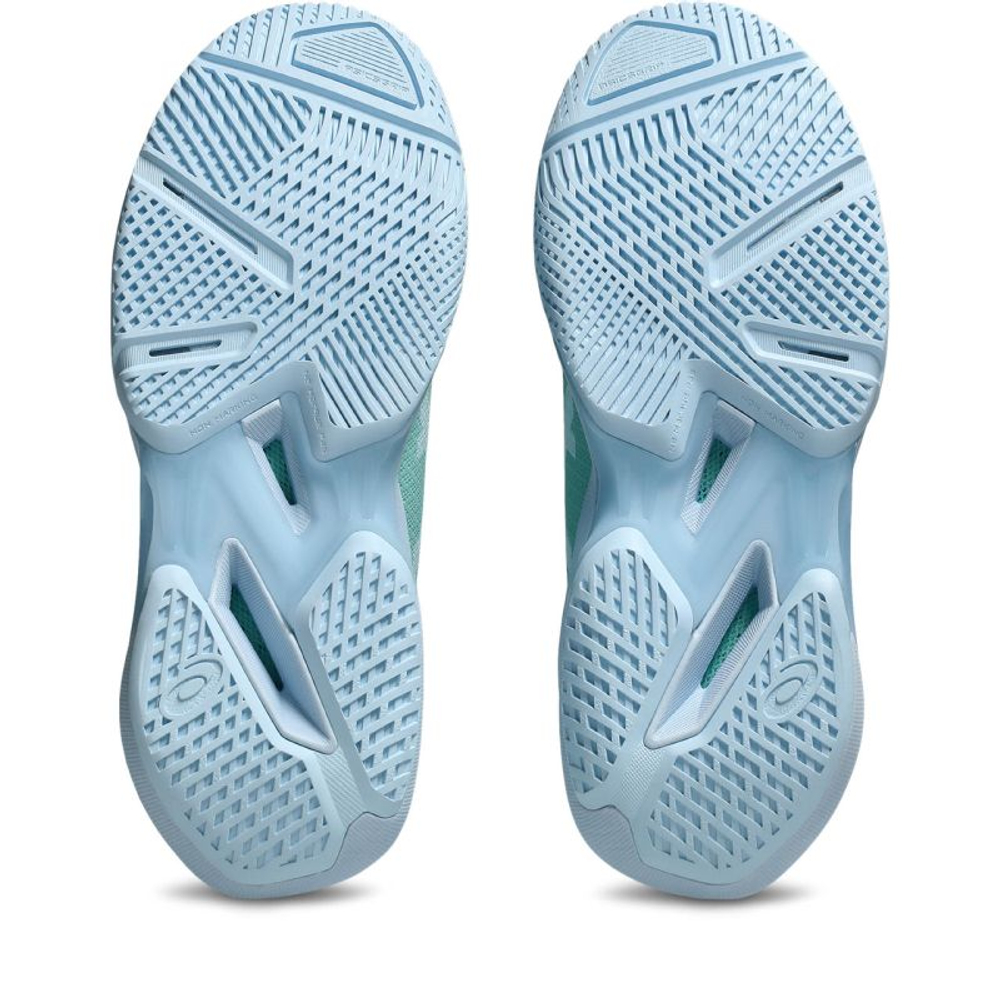 Женские Кроссовки теннисные Asics Solution Speed FF 4 - oasis green/light blue