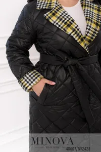Куртка 2428-черный-желтый Minova
