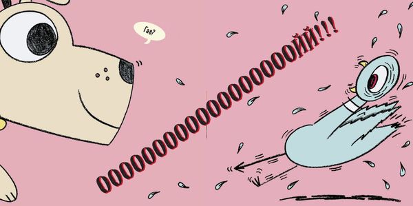 Голубь хочет завести щенка!