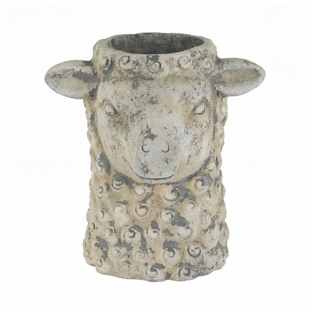 Садовое кашпо "Овечка".35.5X31X37см.
