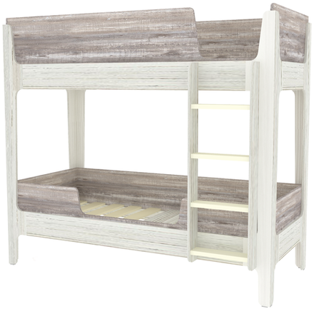 Кровать двухъярусная КарИВи Лотос Винтерберг Бетон