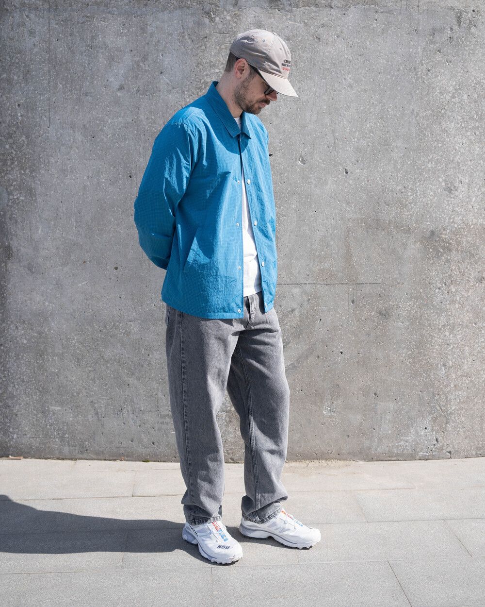 Куртка Молодость Тренерская RipStop голубая