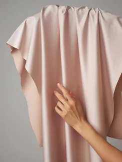 Атлас-стрейч бельевой арт. 1007, Китай, пион 168