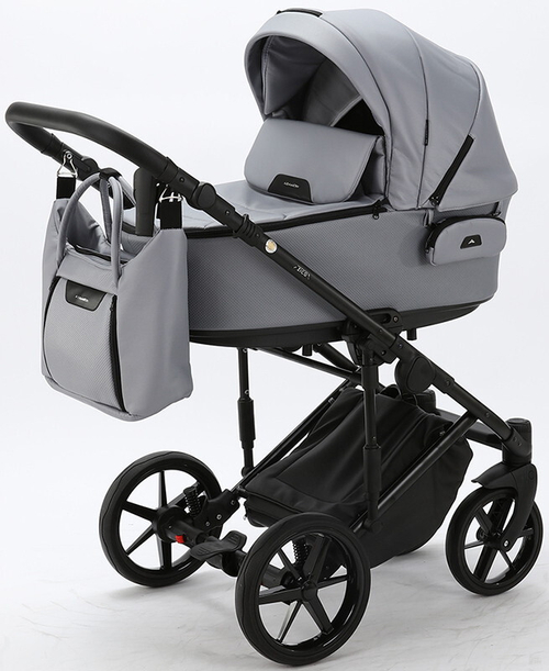 Детская коляска Adamex Zico Deluxe 2 в 1 Z-SM03 СЕР. КОЖА