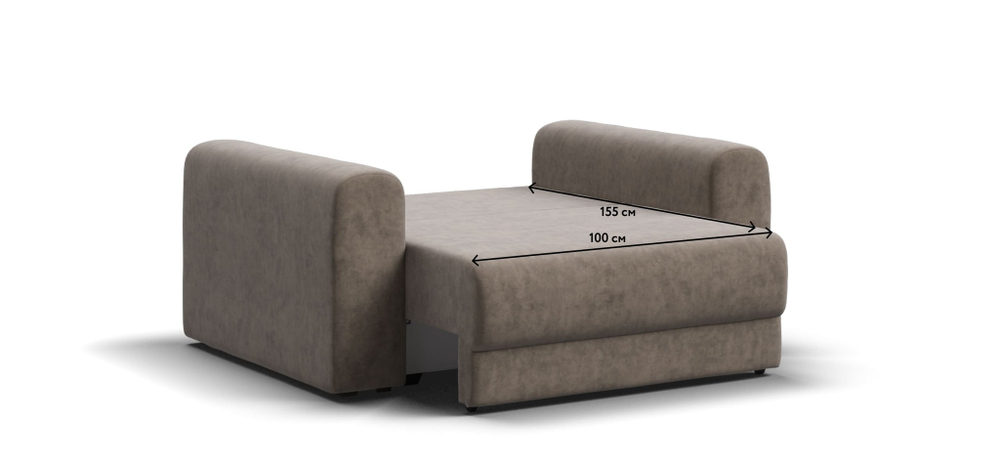 Кресло РИЧМОНД MODOOL Велюр Royal тауп