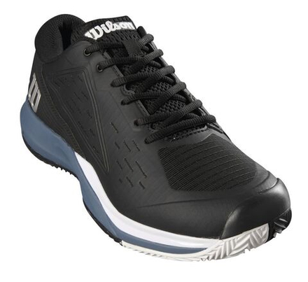 Мужские кроссовки теннисные Wilson Rush Pro Ace Clay - black/china blue/white