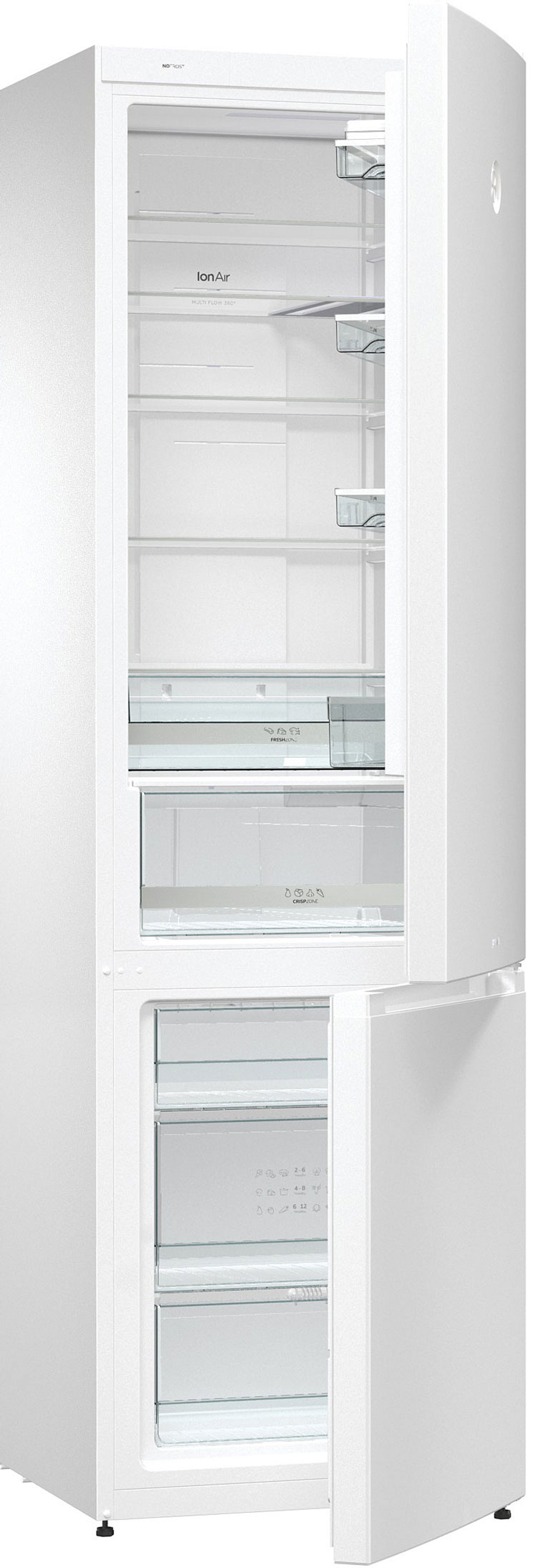 Отдельностоящий двухкамерный холодильник Gorenje NRK621SYW4