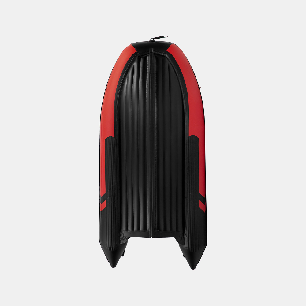 Надувная лодка GLADIATOR E380PRO красно-черный