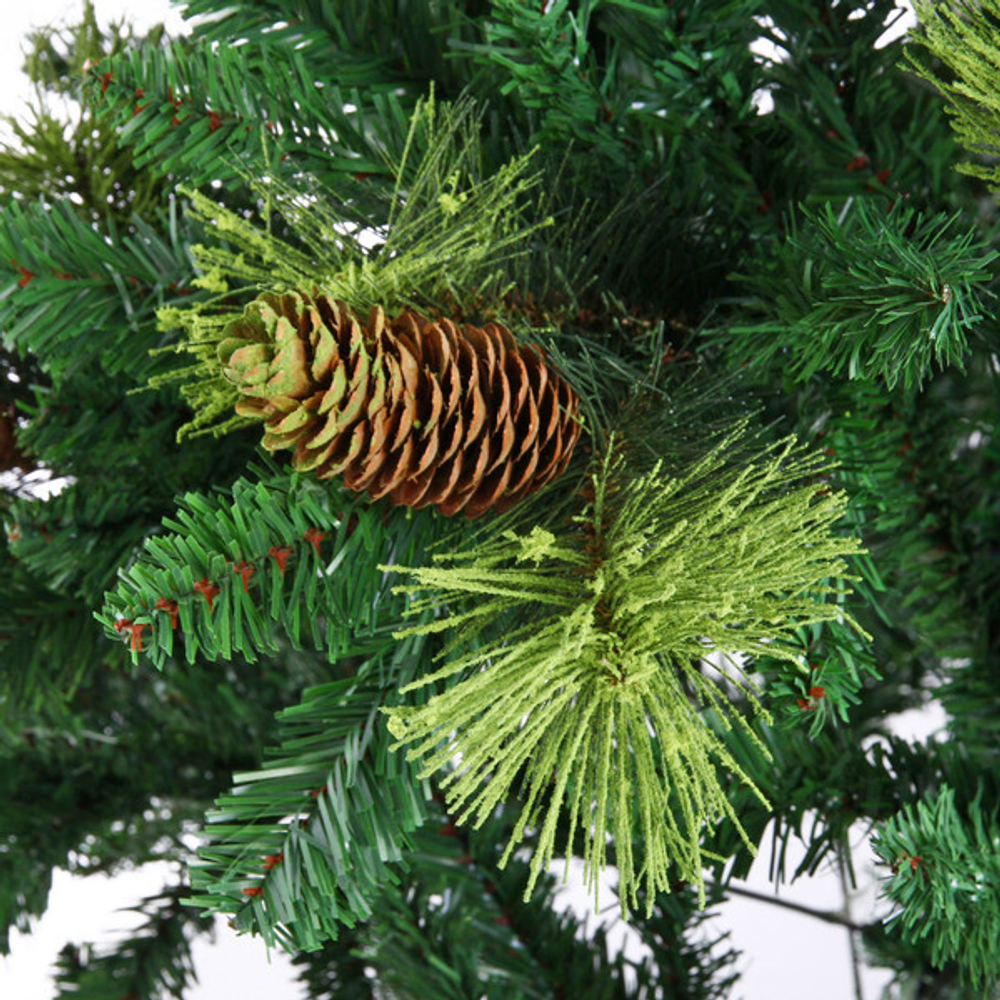 Ёлка 210 см «Васаби», зеленая посыпка (1087 веток)