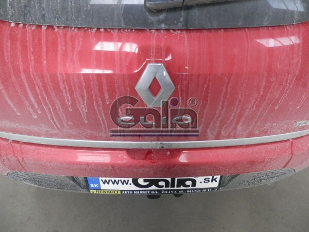 Фаркоп оцинкованный Galia R080A для Renault Clio хетчбек 2005-2012, 2012-(паспорт и сертификат в комплекте)(без электрики)