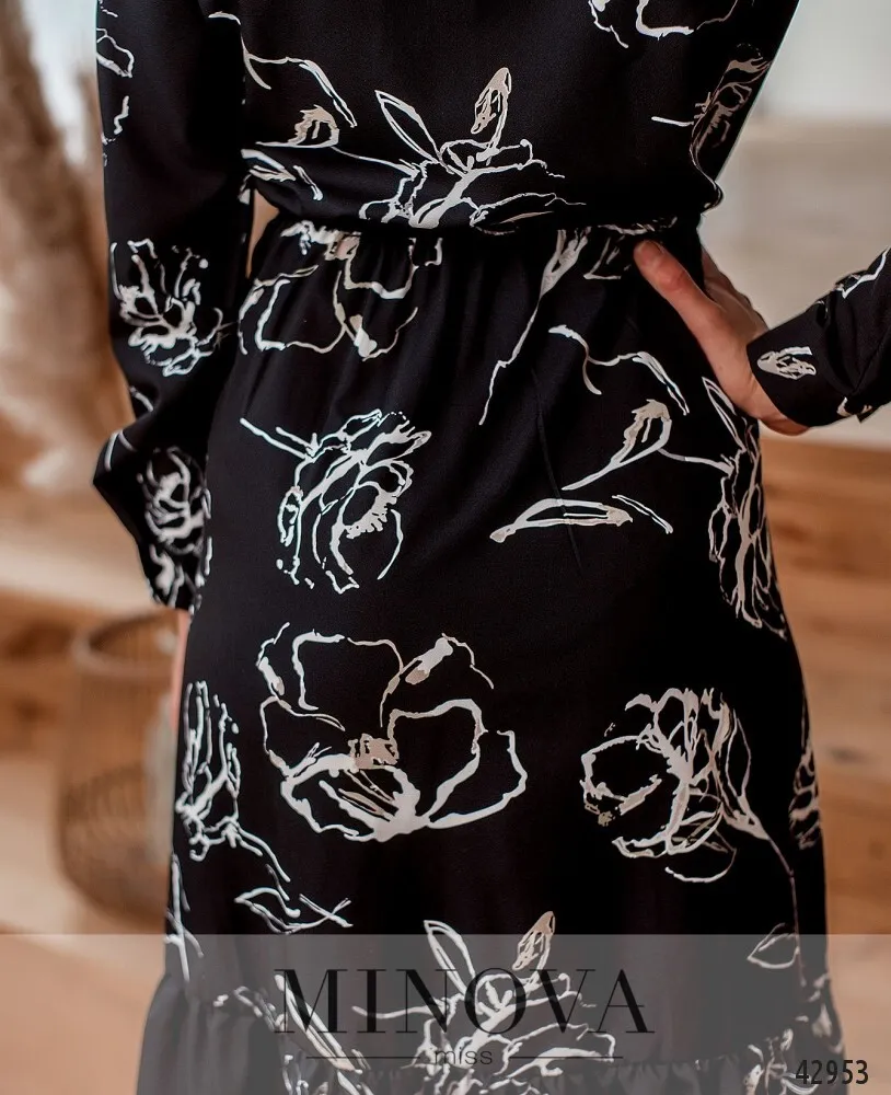 Платье 2117-черный Minova