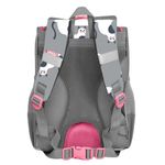 Ранец GRIZZLY анатомическая спинка, с мешком для обуви, для девочек, "CATS", 33х25х13 см, RAm-284-11/1