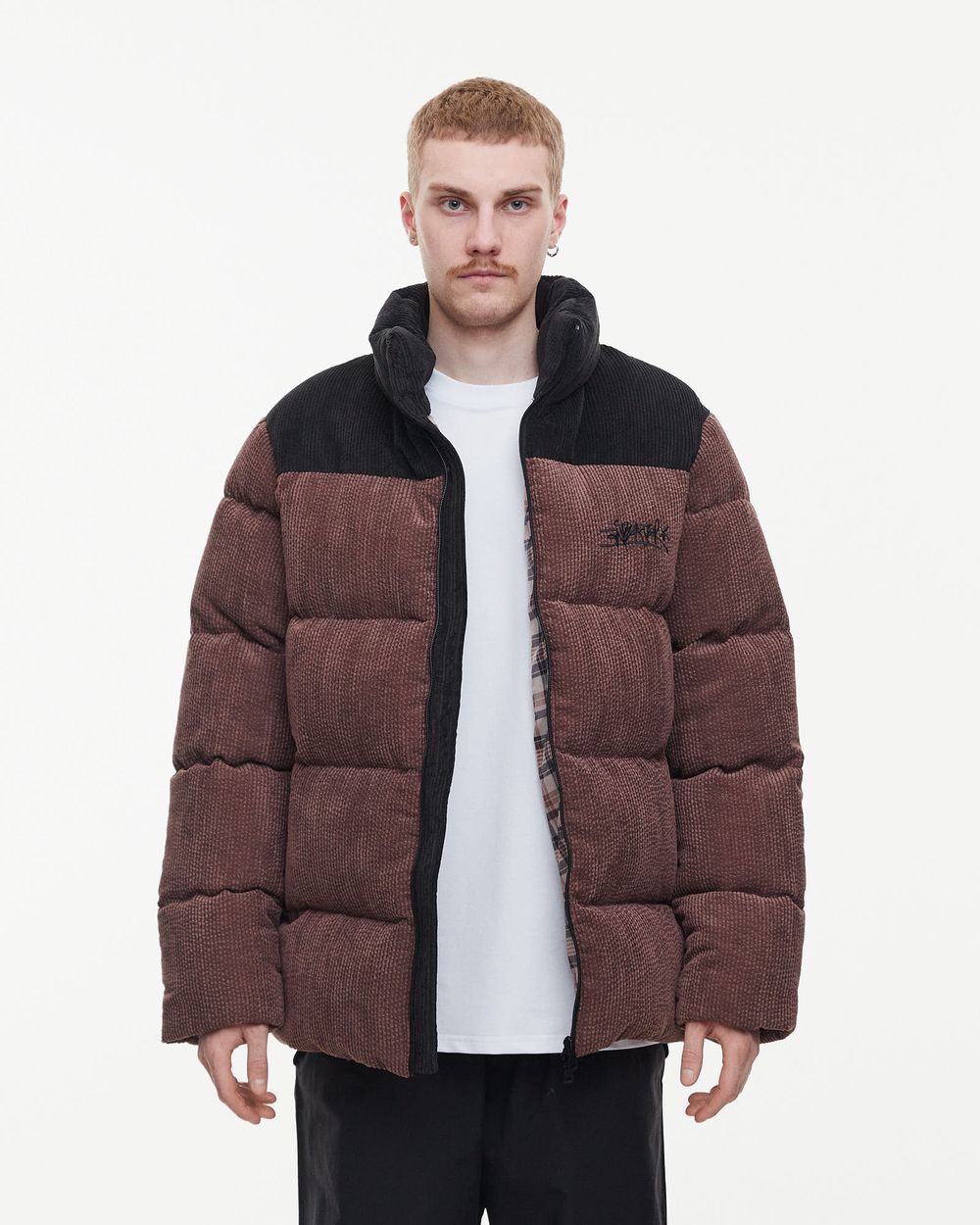 Пуховик Anteater AW24 Downjacket Velvet Combo Brown